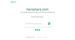 Desktop Screenshot of heroshare.com